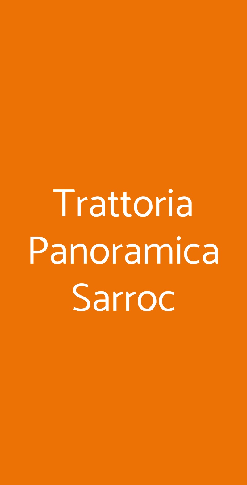 Trattoria Panoramica Sarroc Vignale Monferrato menù 1 pagina