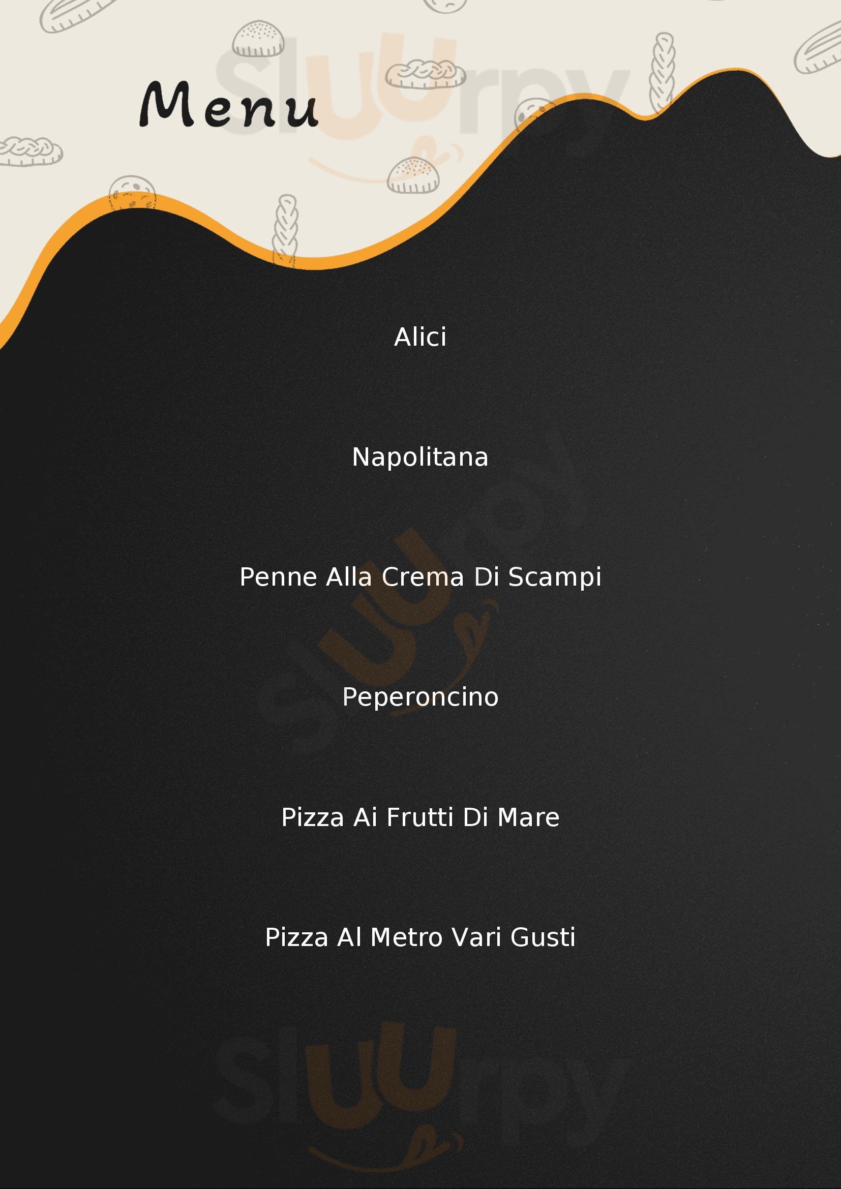 Ristorante Pizzeria La Mezzaluna Alessandria menù 1 pagina