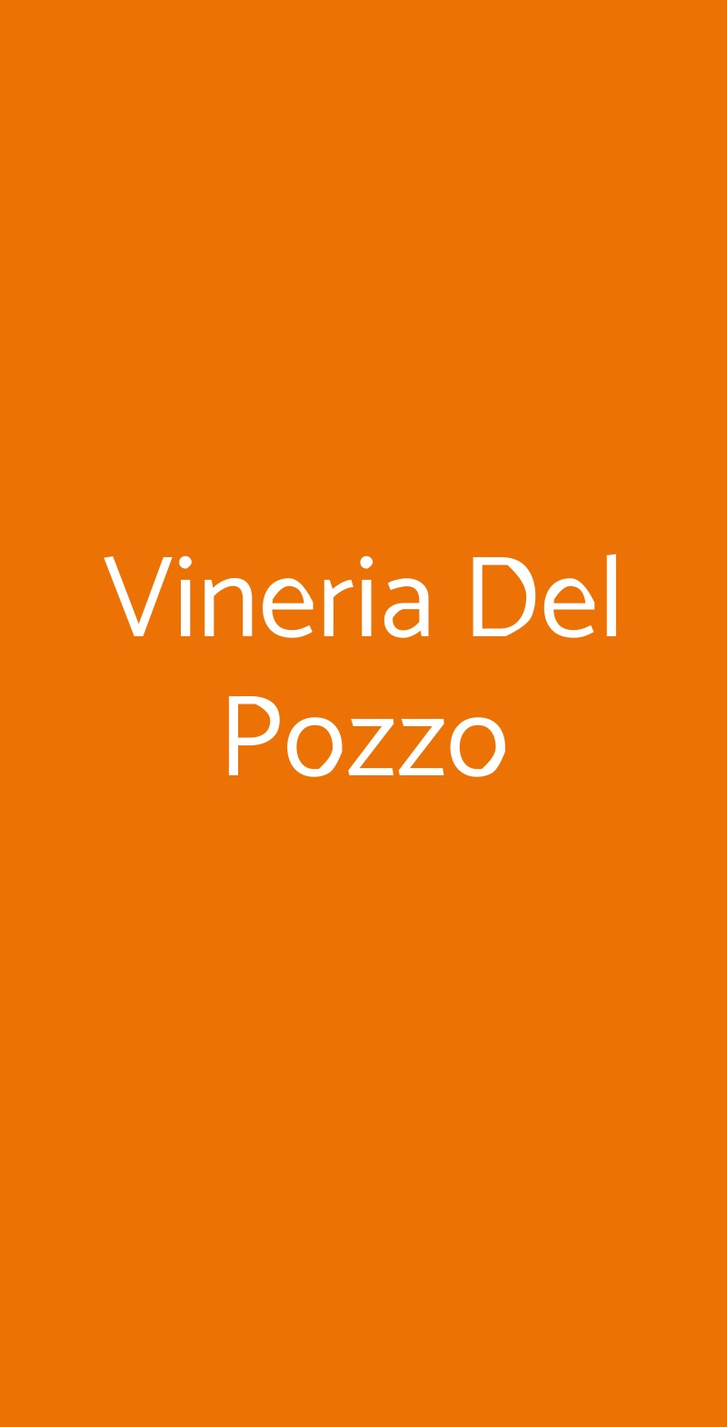 Vineria Del Pozzo Conzano menù 1 pagina