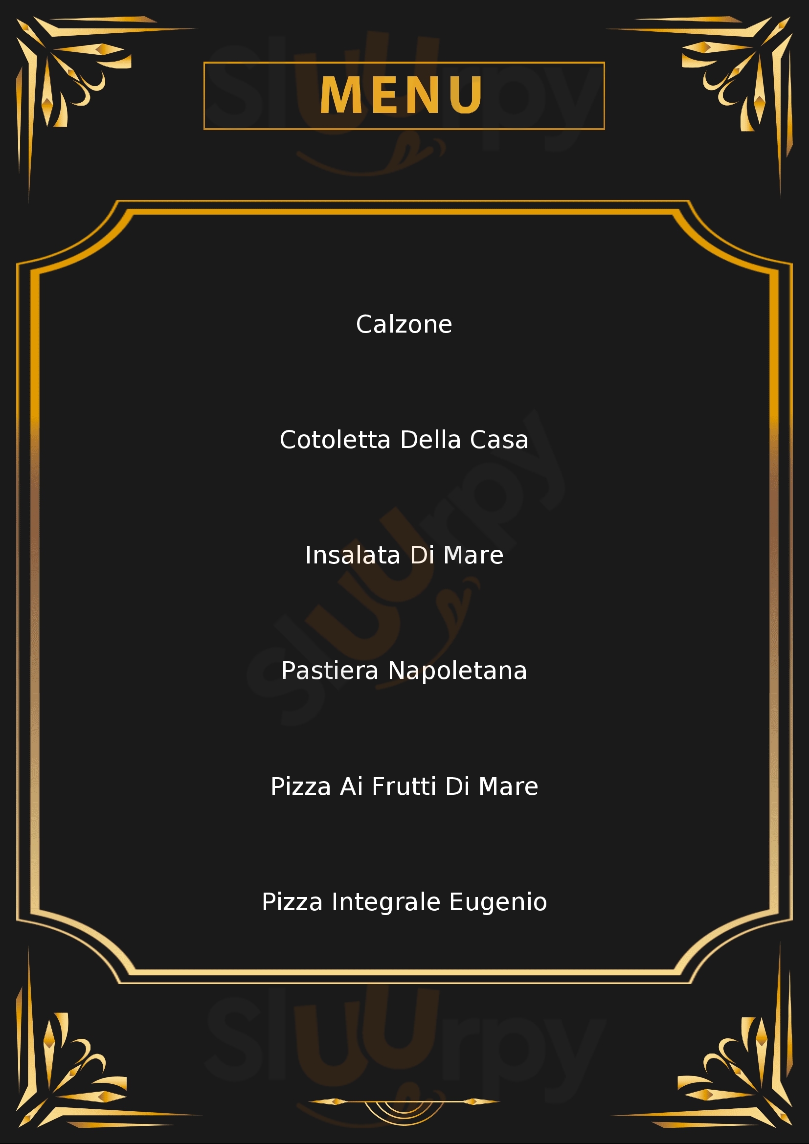 Ristorante Pizzeria Santa Lucia Casale Monferrato menù 1 pagina