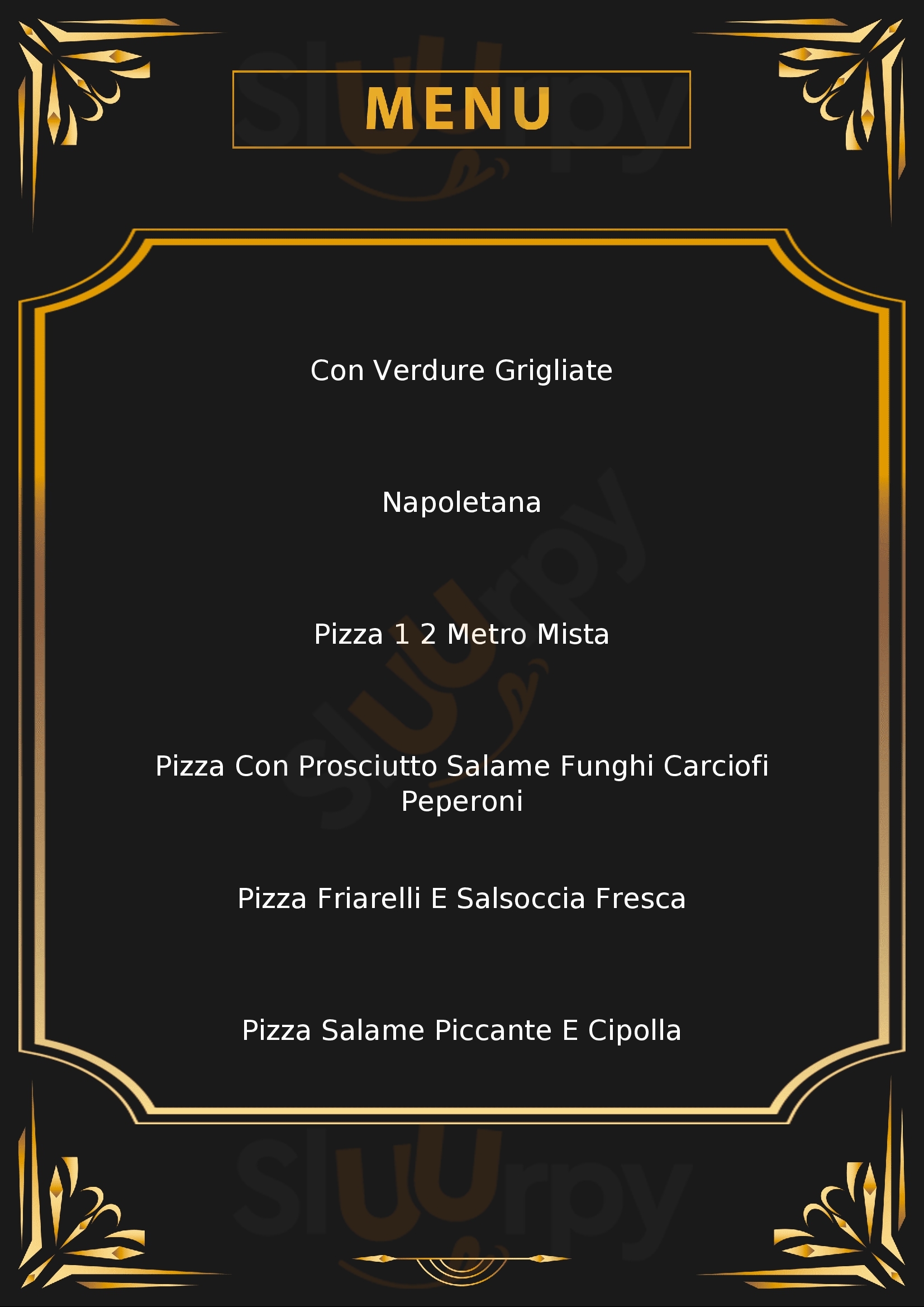 Pizzeria Farinata Da Franco Acqui Terme menù 1 pagina