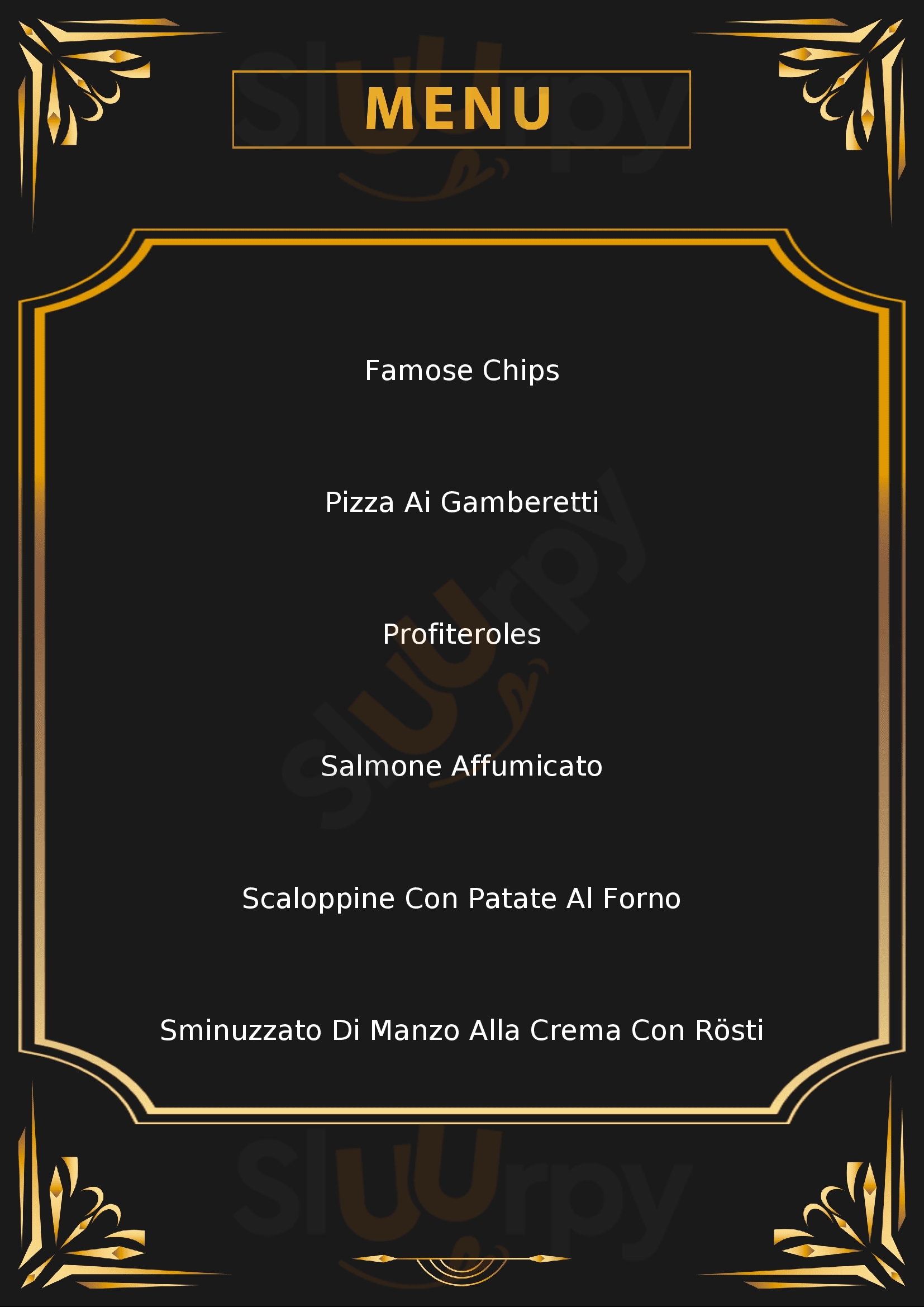 Ristorante Pizzeria Engadina Traona menù 1 pagina