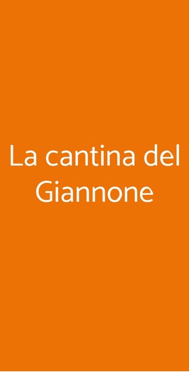 La Cantina Del Giannone, Milano