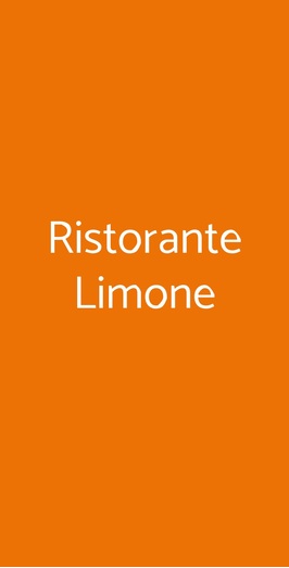 Ristorante Limone, Milano