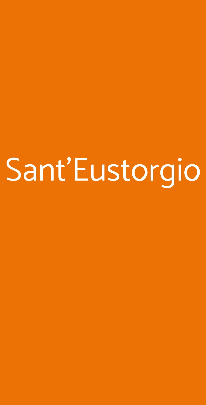 Sant'Eustorgio Milano menù 1 pagina