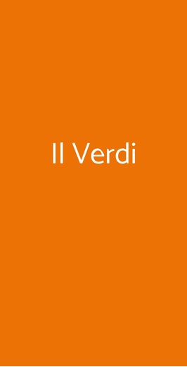 Il Verdi, Milano