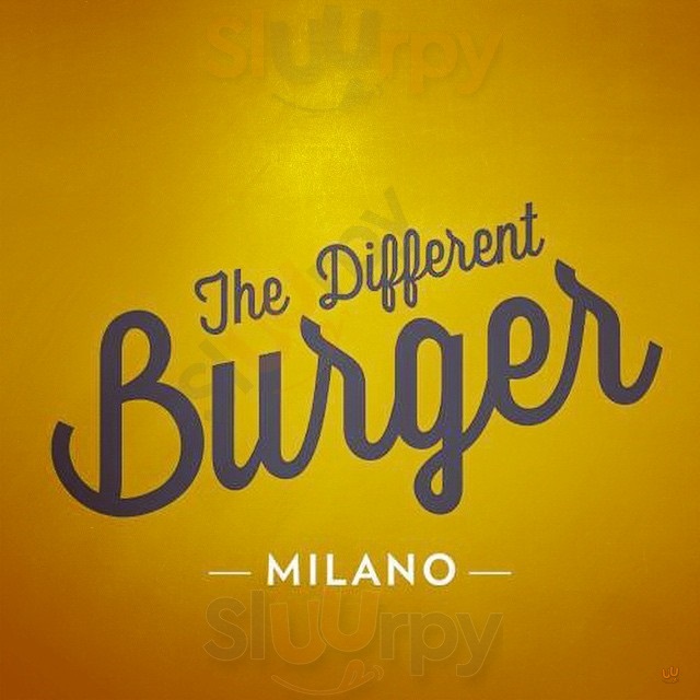 The Different Burger Milano menù 1 pagina
