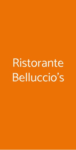 Ristorante Belluccio's, Milano