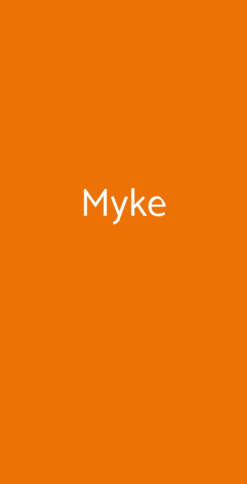 Myke Milano menù 1 pagina