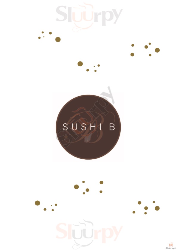 Sushi B Milano menù 1 pagina