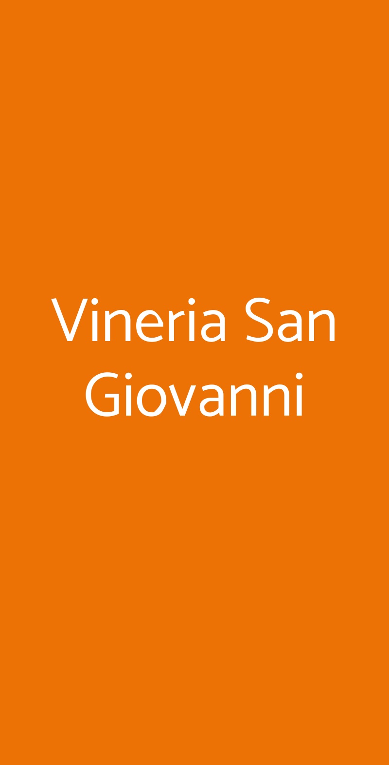 Vineria San Giovanni Milano menù 1 pagina