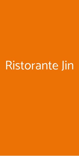 Ristorante Jin, Milano