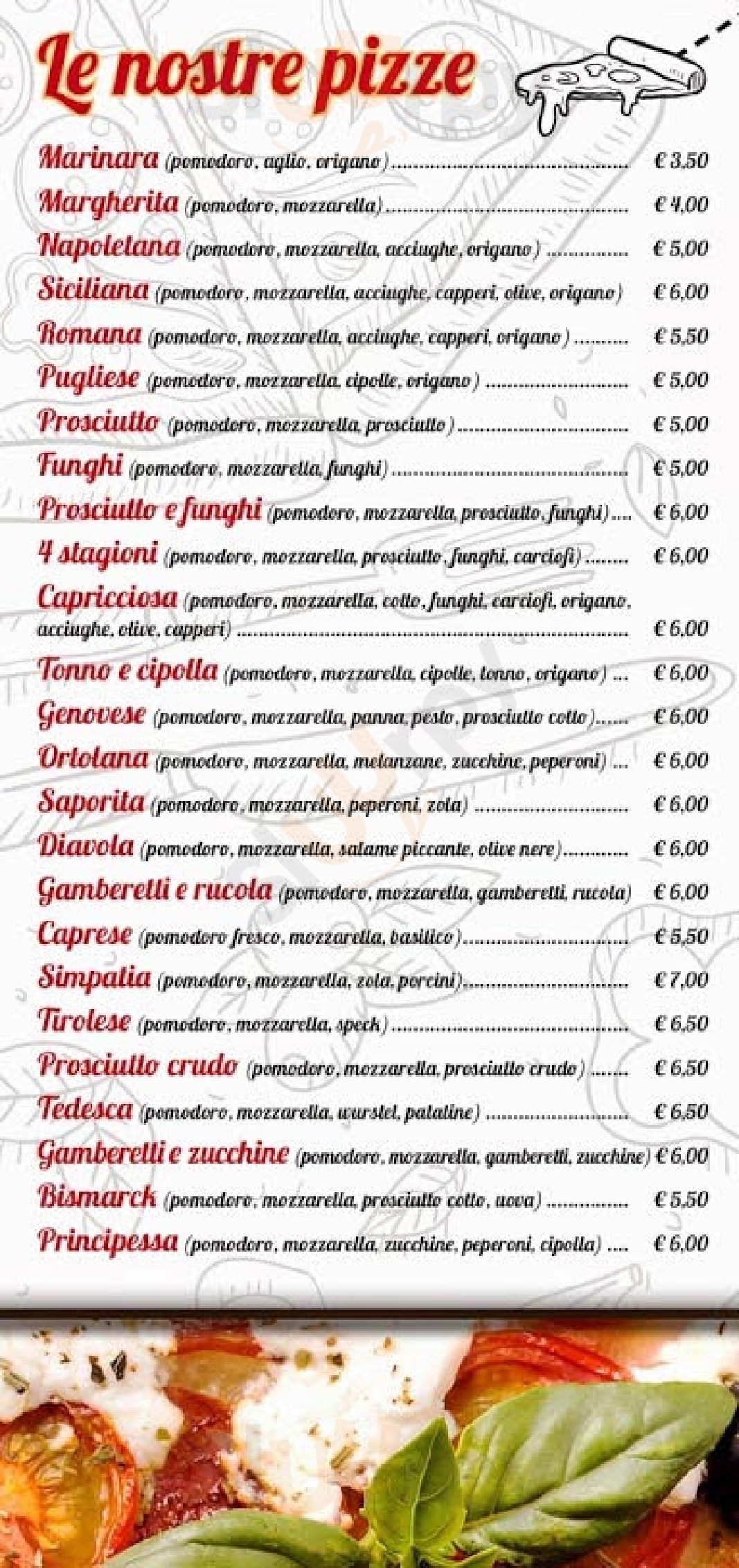 Trattoria Pizzeria Al Posto Giusto Milano menù 1 pagina