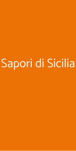 Sapori Di Sicilia, Milano