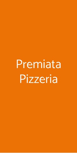 Premiata Pizzeria, Milano