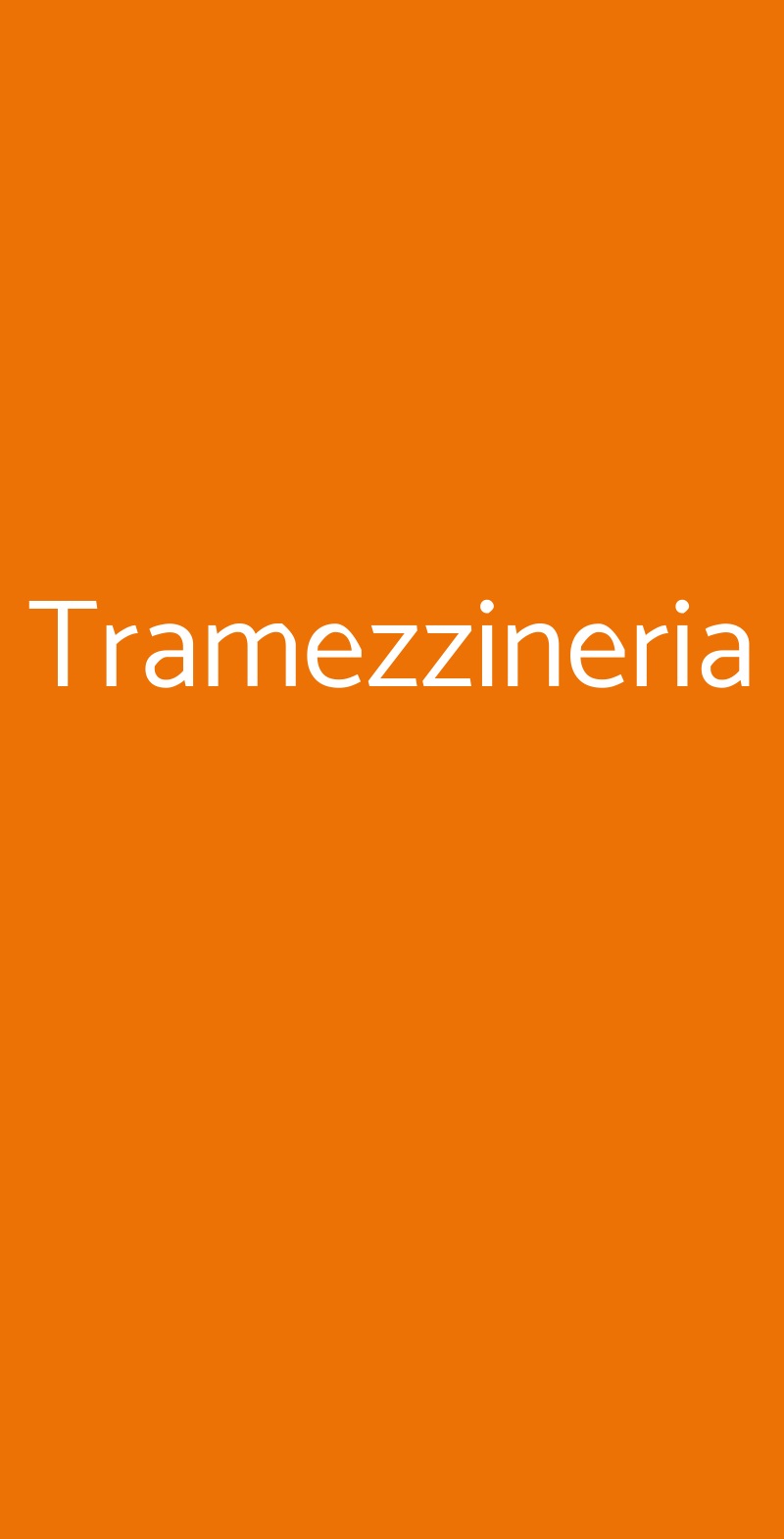 Tramezzineria Milano menù 1 pagina