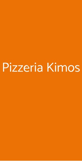 Pizzeria Kimos, Milano