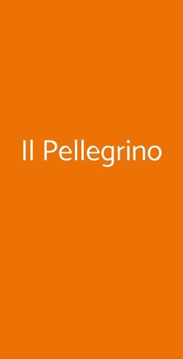 Il Pellegrino