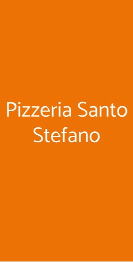 Pizzeria Santo Stefano