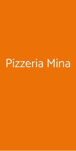 Pizzeria Mina, Milano