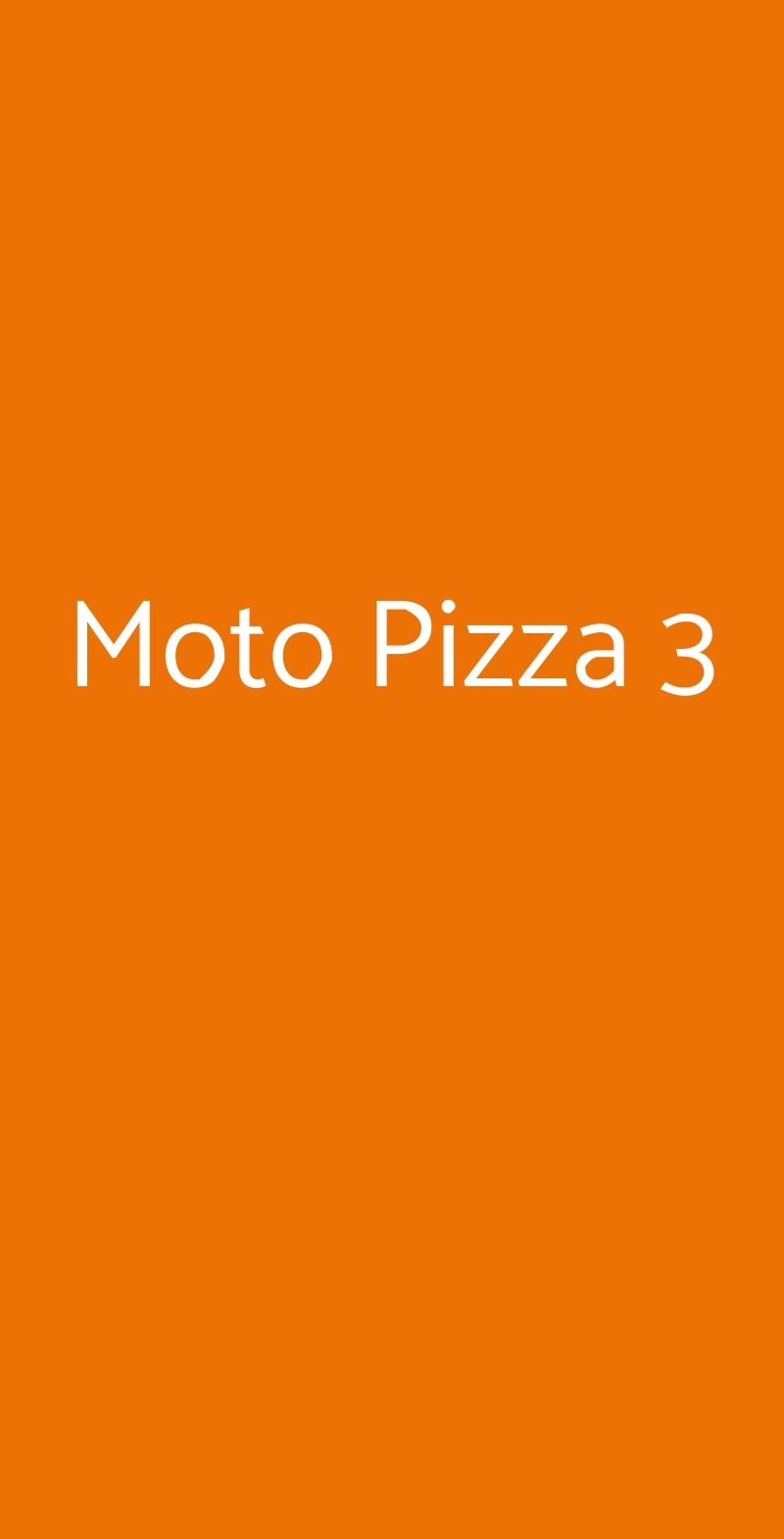 Moto Pizza 3, Milano