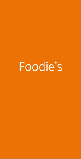Foodie's