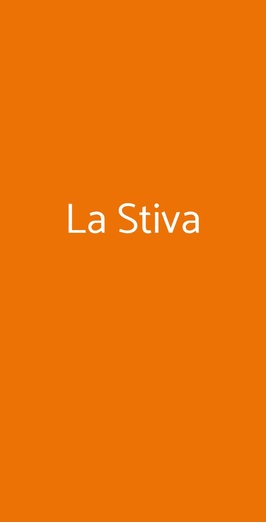 La Stiva, Milano
