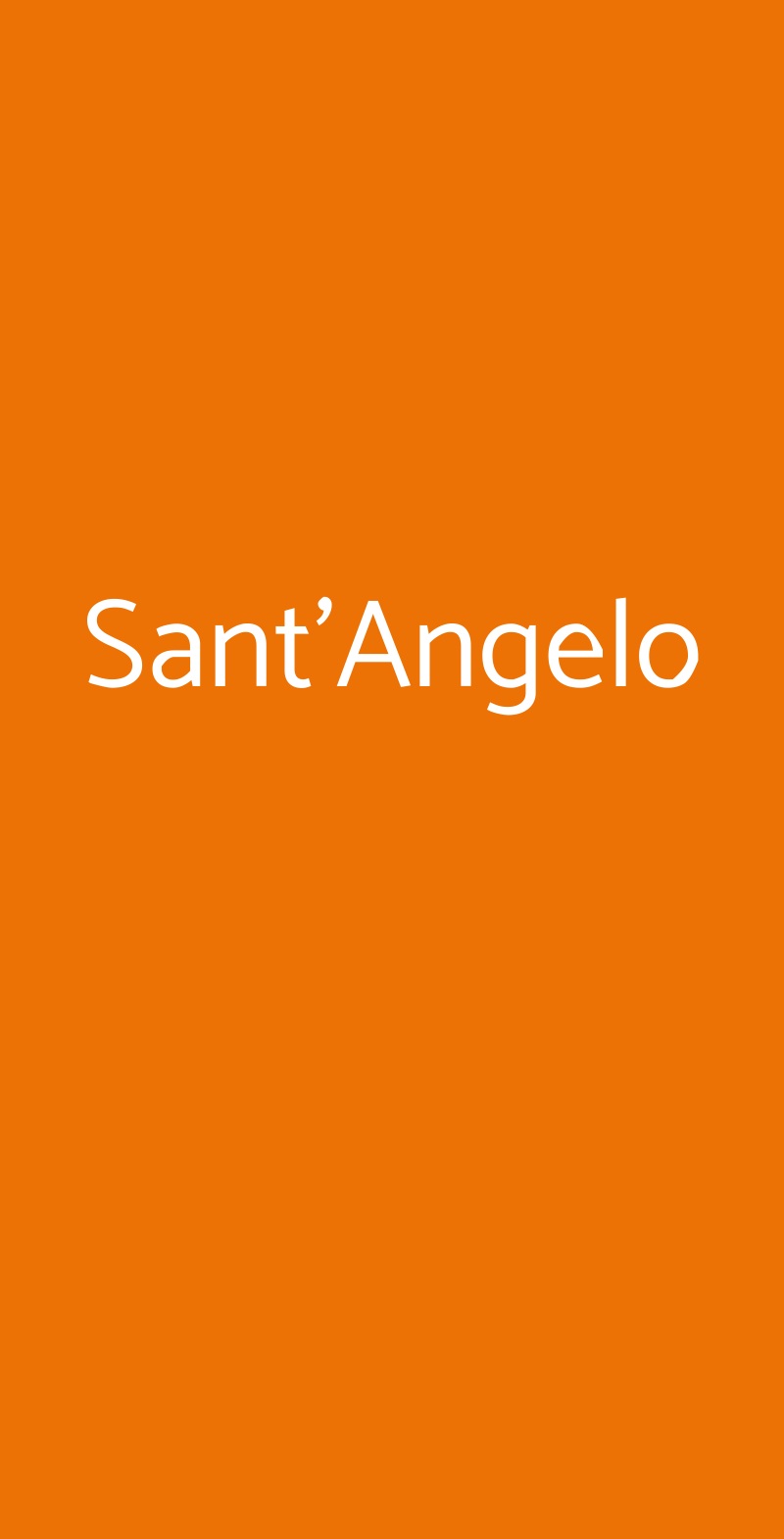 Sant'Angelo Milano menù 1 pagina