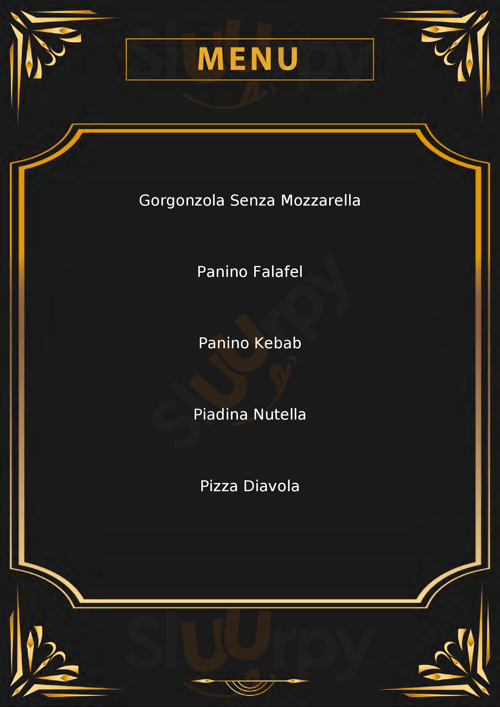 Mister Pizza Milano menù 1 pagina