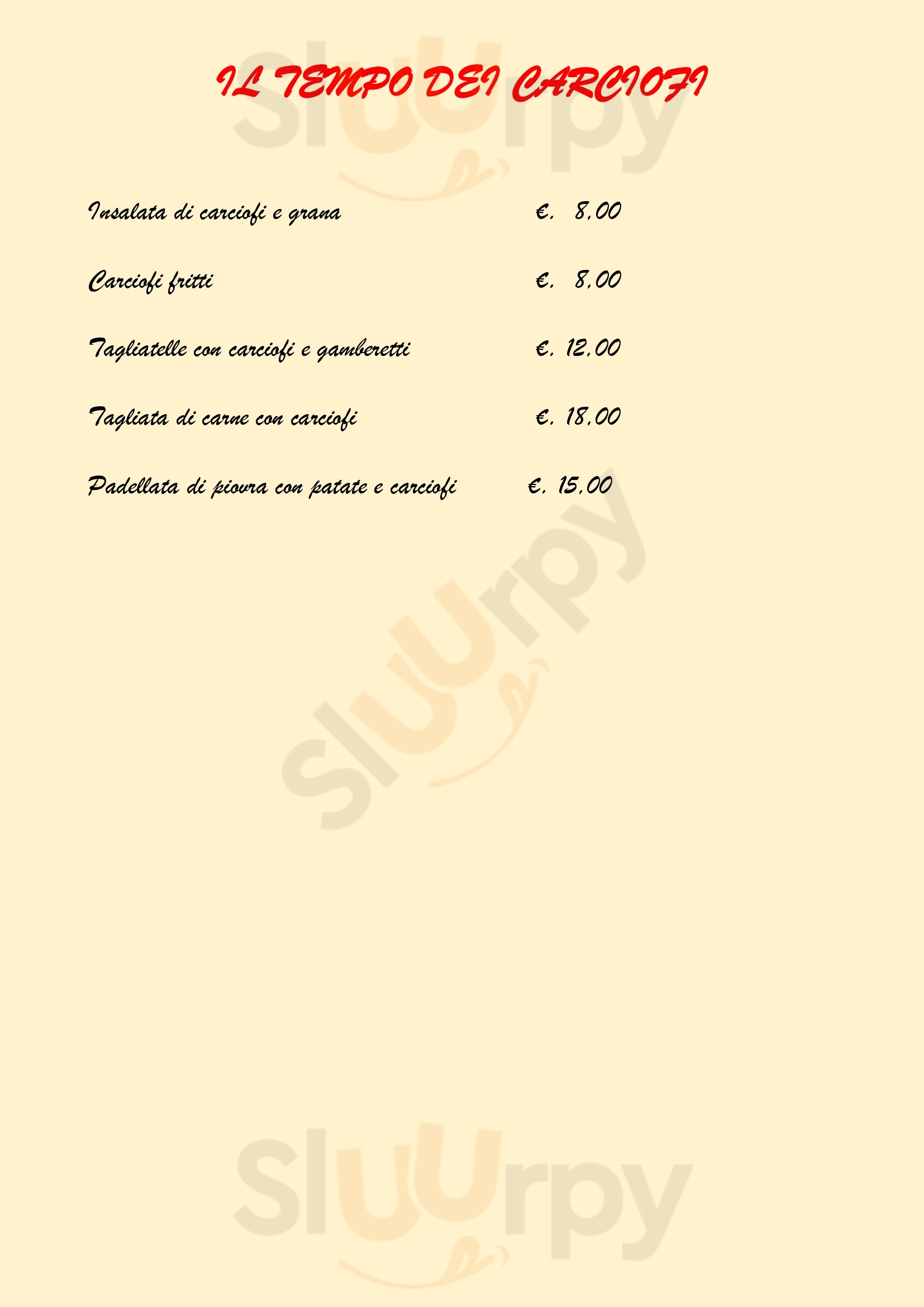 Ristorante Pizzeria Le Bollicine Milano menù 1 pagina