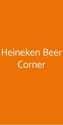 Heineken Beer Corner, Milano