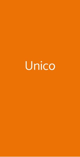 Unico, Milano