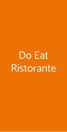 Do Eat Ristorante, Milano