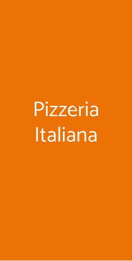 Pizzeria Italiana, Milano