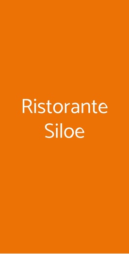 Ristorante Siloe, Milano