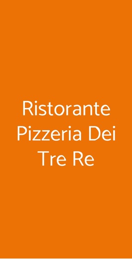 Ristorante Pizzeria Dei Tre Re, Verderio