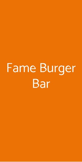 Fame Burger Bar