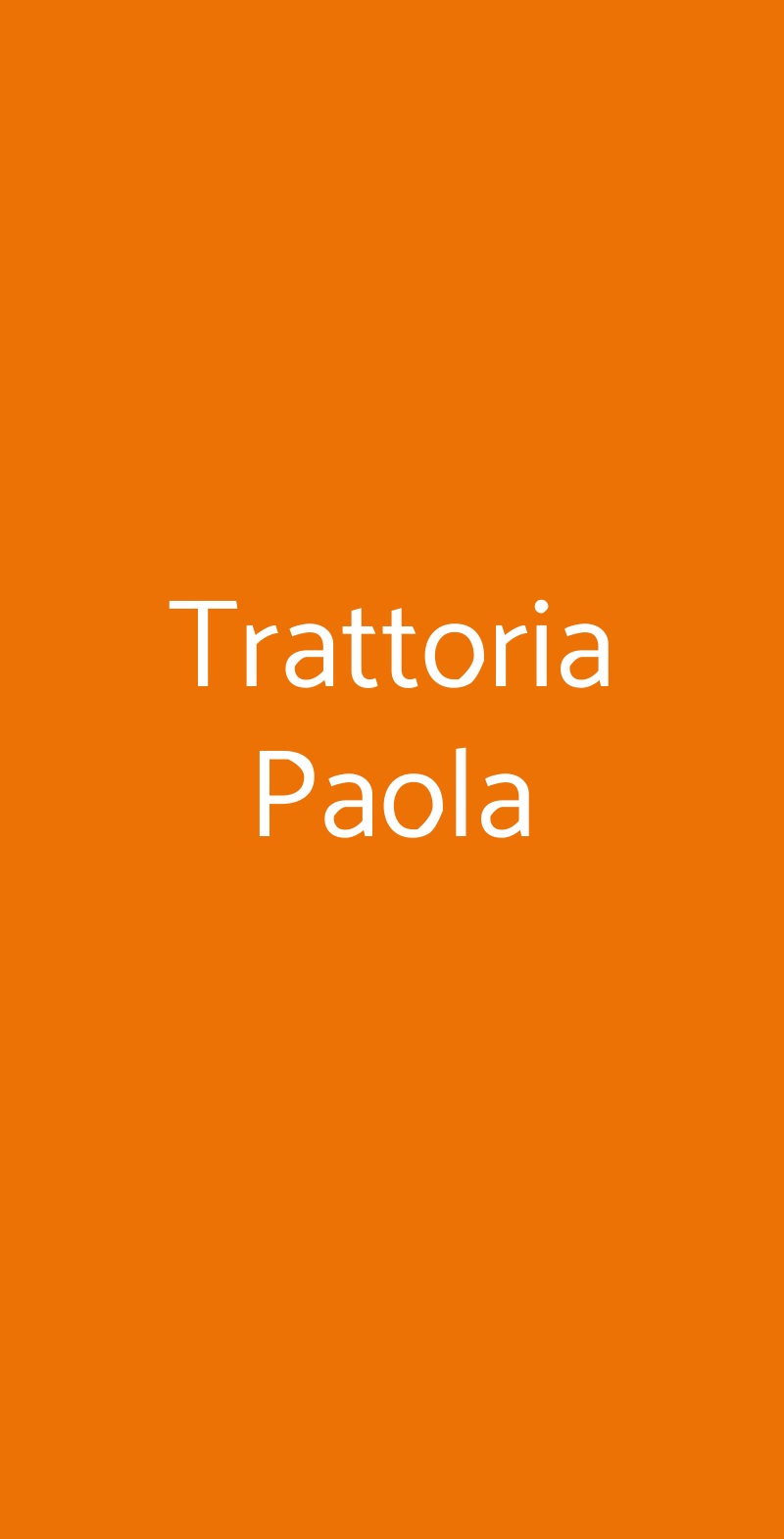 Trattoria Paola Castiglione Delle Stiviere menù 1 pagina