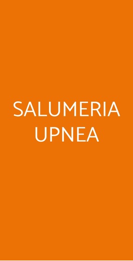 Salumeria Upnea, Napoli