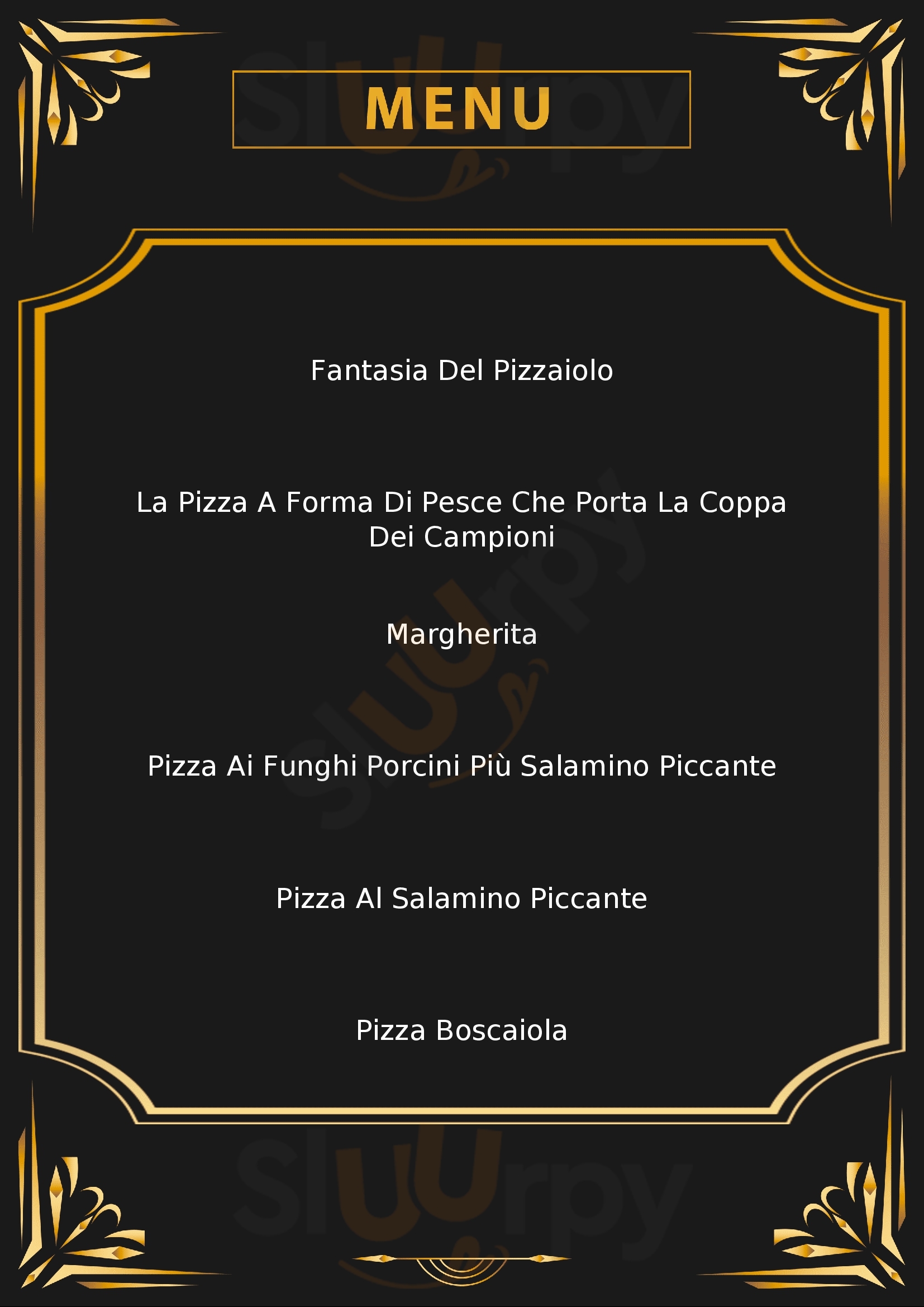 Pizzeria La Botte Mantova menù 1 pagina