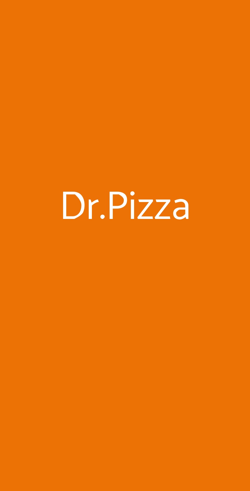 Dr.Pizza Monzambano menù 1 pagina