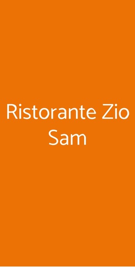 Ristorante Zio Sam, Piano di Sorrento