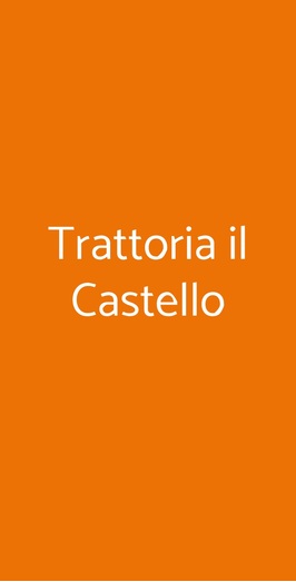 Trattoria Il Castello, Napoli