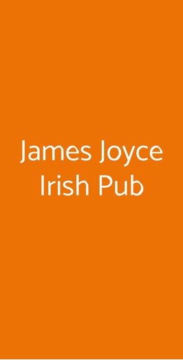 James Joyce Irish Pub, Napoli