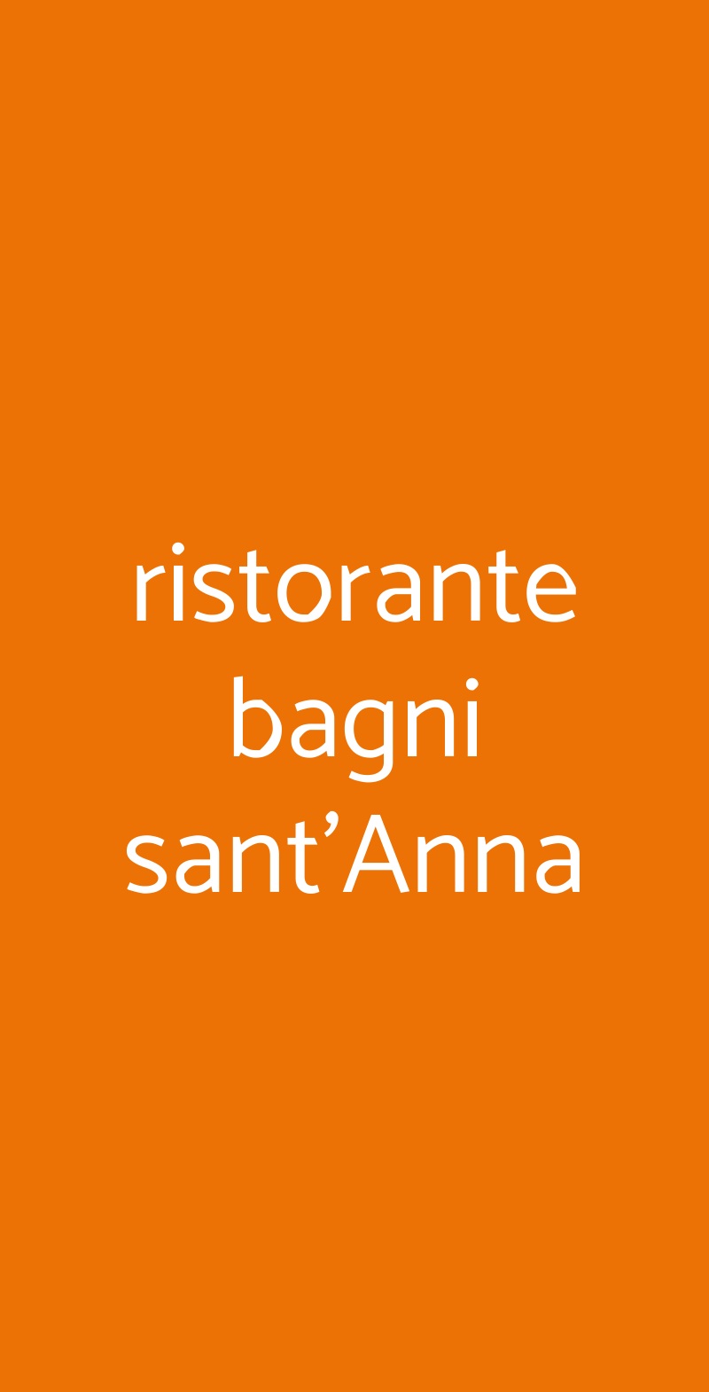 Ristorante Bagni Sant'anna, Sorrento