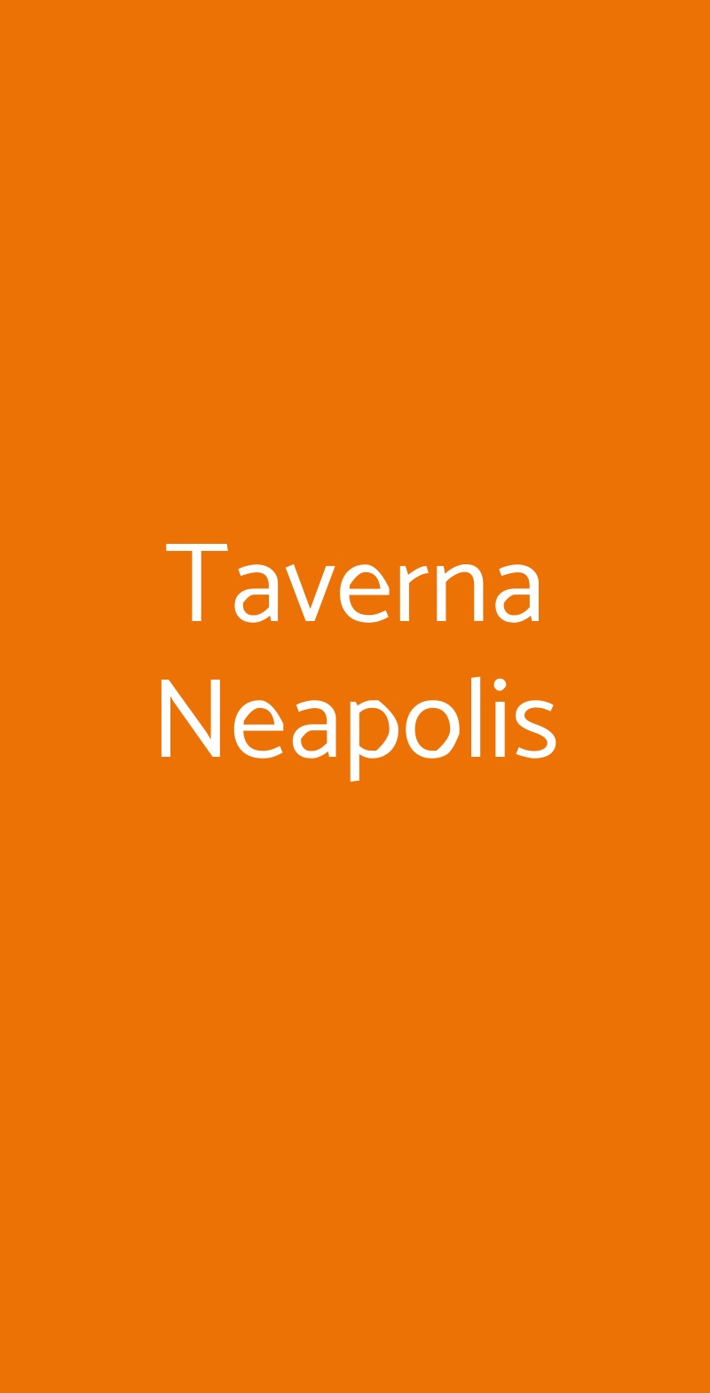 Taverna Neapolis Marano di Napoli menù 1 pagina