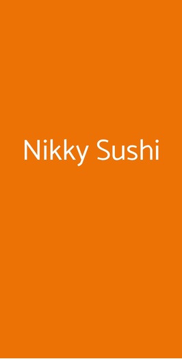 Nikky Sushi, Monza