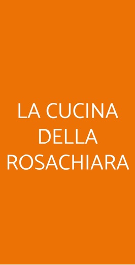La Cucina Della Rosachiara, Pozzuoli