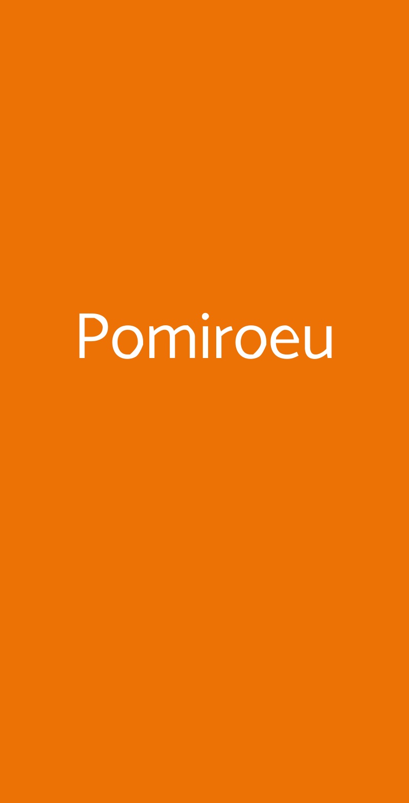 Pomiroeu Seregno menù 1 pagina