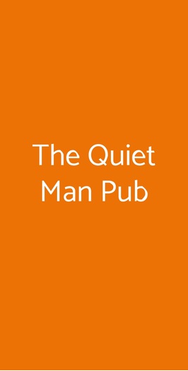 The Quiet Man Pub, Seregno